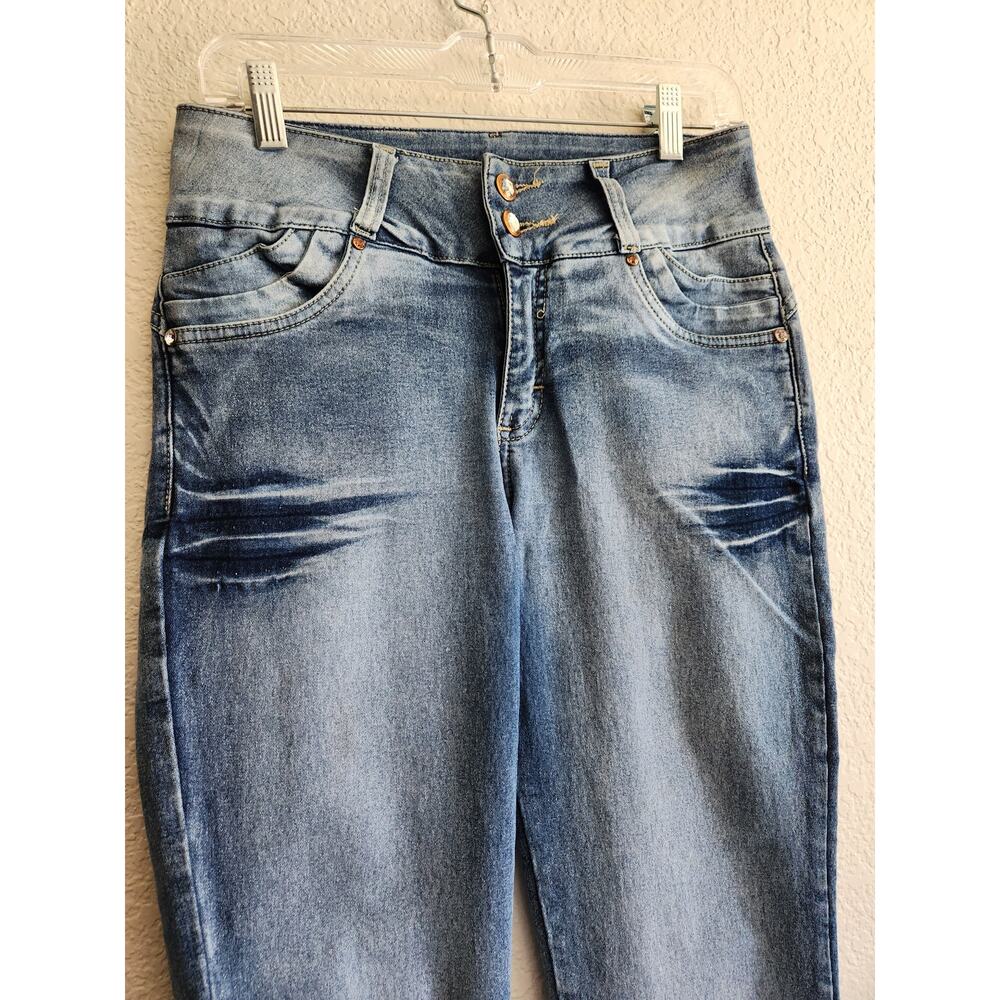 Sexy Womens Light Wash Skinny Jeans 13 - Picture 7 of 10